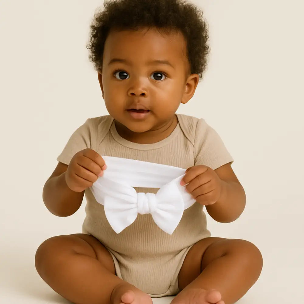 Bandeau bebe blanc