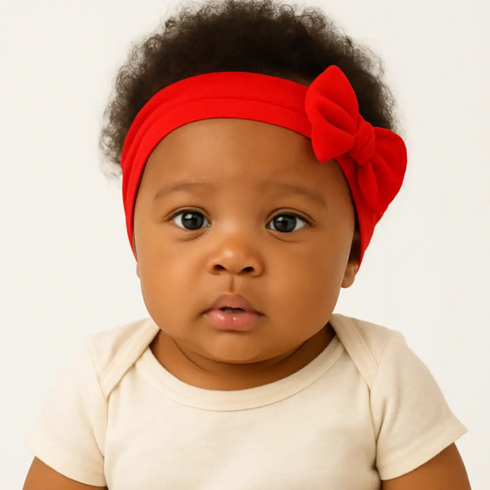 Bandeau bebe rouge