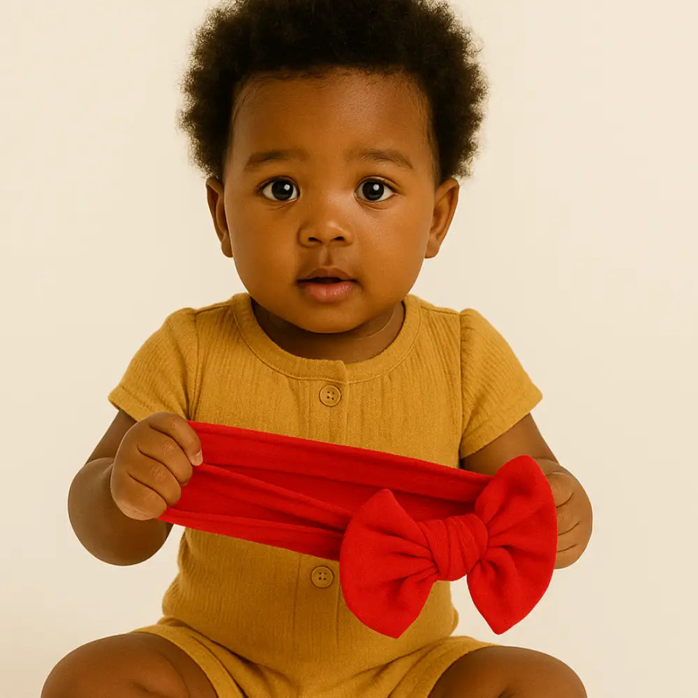 Bandeau bebe rouge
