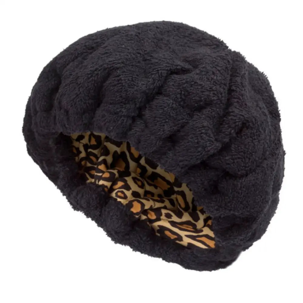 Bonnet cheveux pour masque - Noir