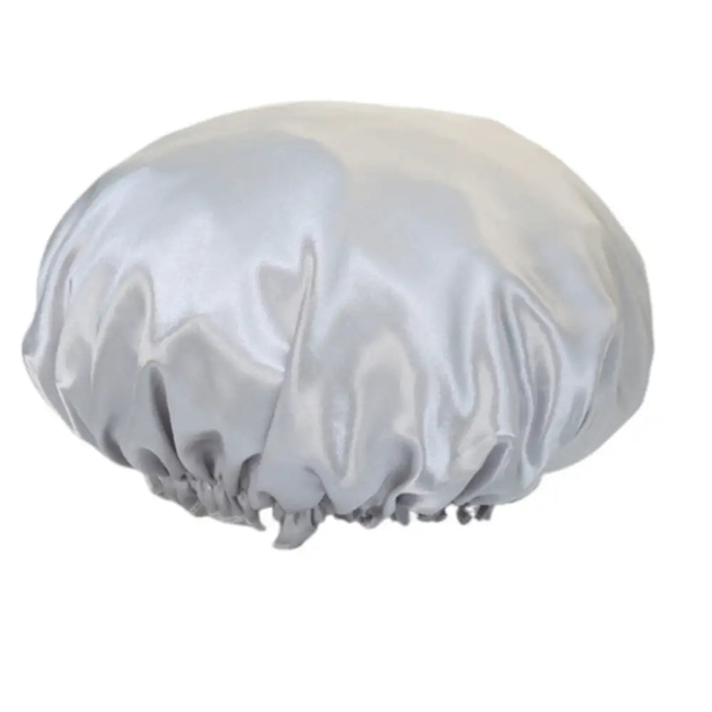 Bonnet de bain pour cheveux afro - Gris clair