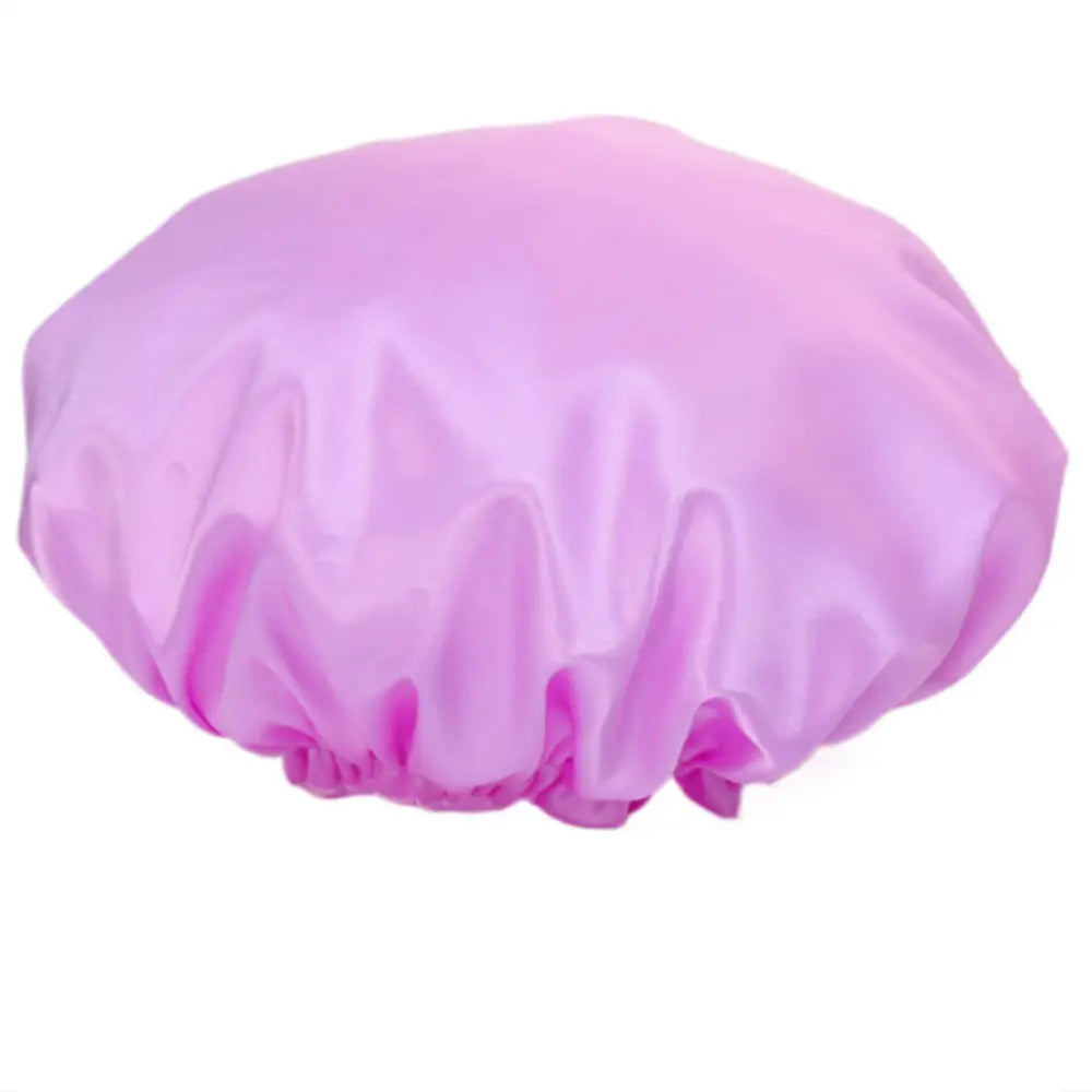 Bonnet de bain pour cheveux afro - Violet