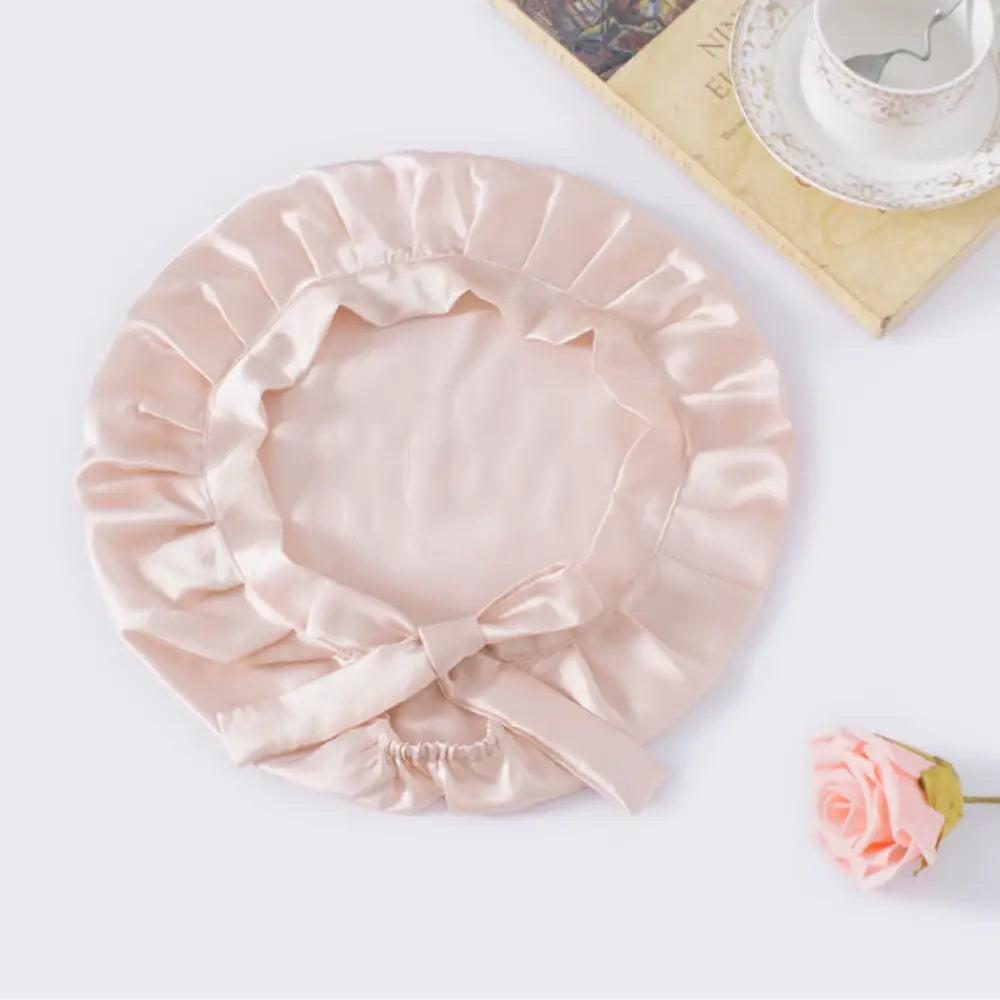 Bonnet de nuit en soie