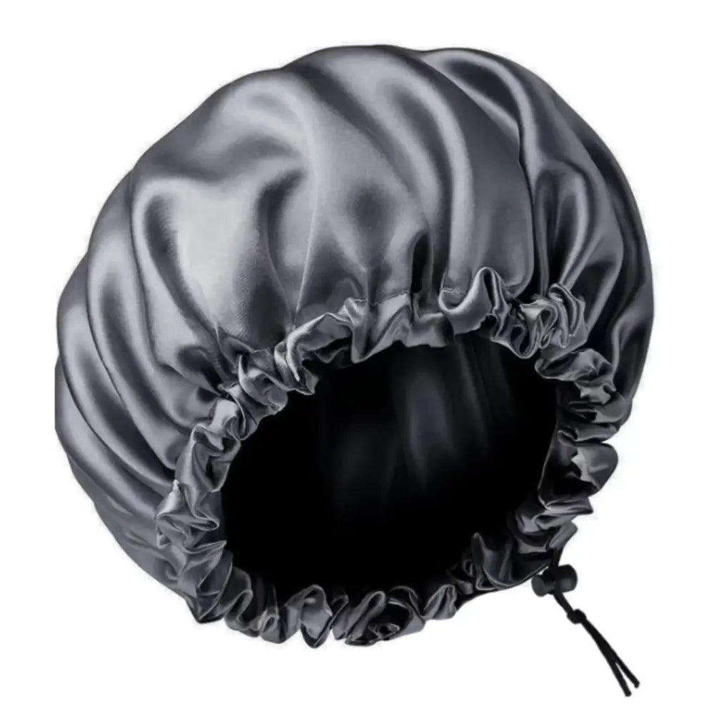 Bonnet de nuit protection cheveux - Gris