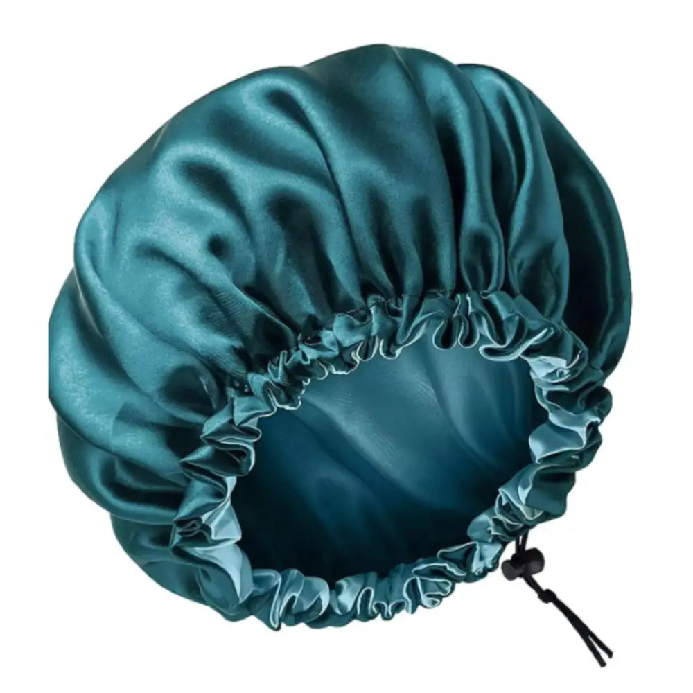 Bonnet de nuit protection cheveux - Vert emeraude