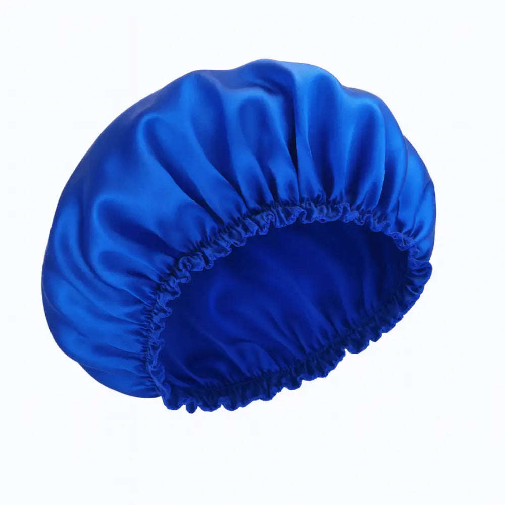 Bonnet en satin cheveux crépus - Saphir