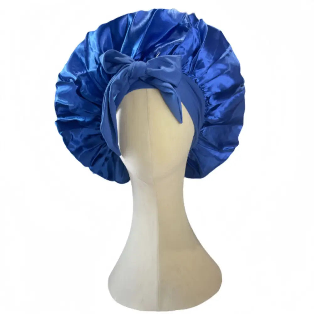 Bonnet pour cheveux afro - Coloré / Bleu roi