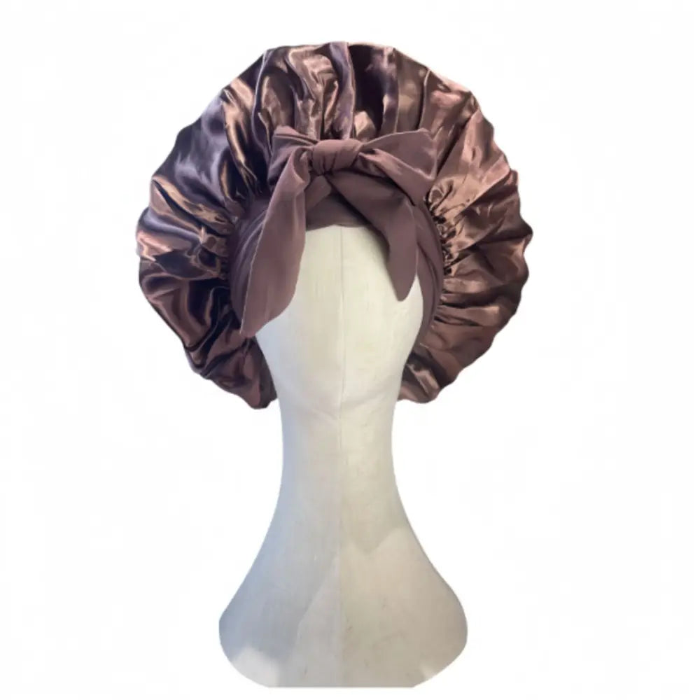 Bonnet pour cheveux afro - Coloré / Marron