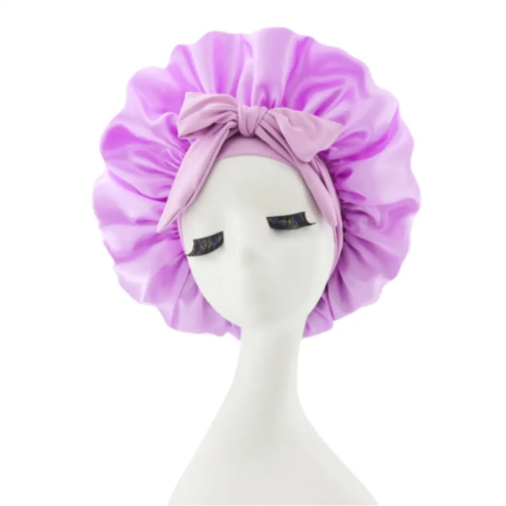 Bonnet pour cheveux afro - Coloré / Violet clair
