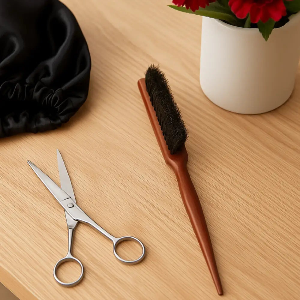 Brosse à cheveux en poil de sanglier - 26.4 cm