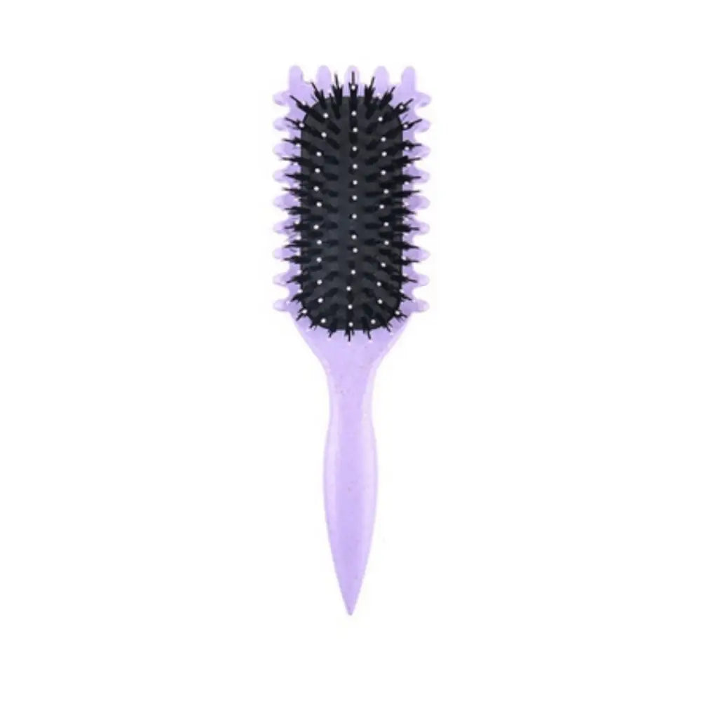 Brosse cheveux bouclés - Violet