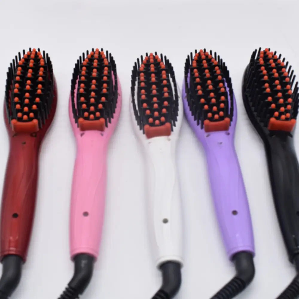 Brosse electrique cheveux - Rose