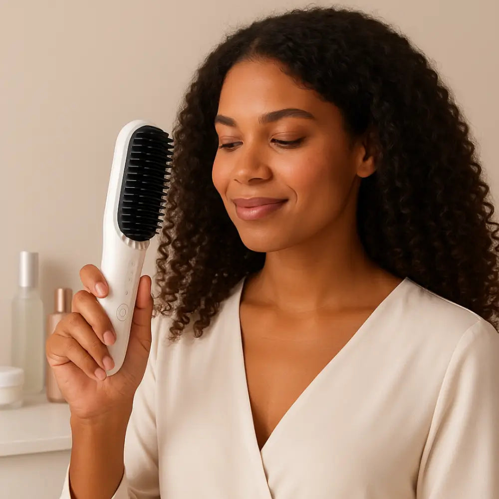 Brosse lissante chauffante