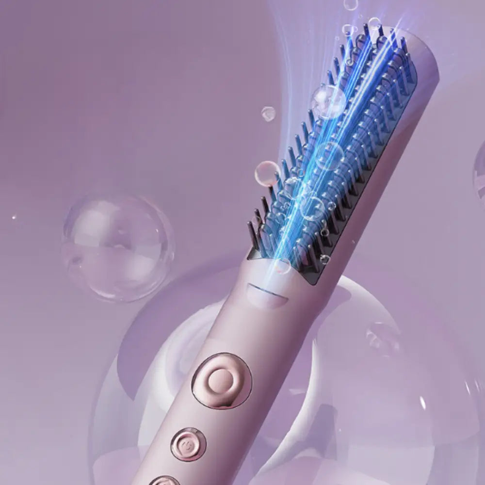 Brosse lissante cheveux crépus