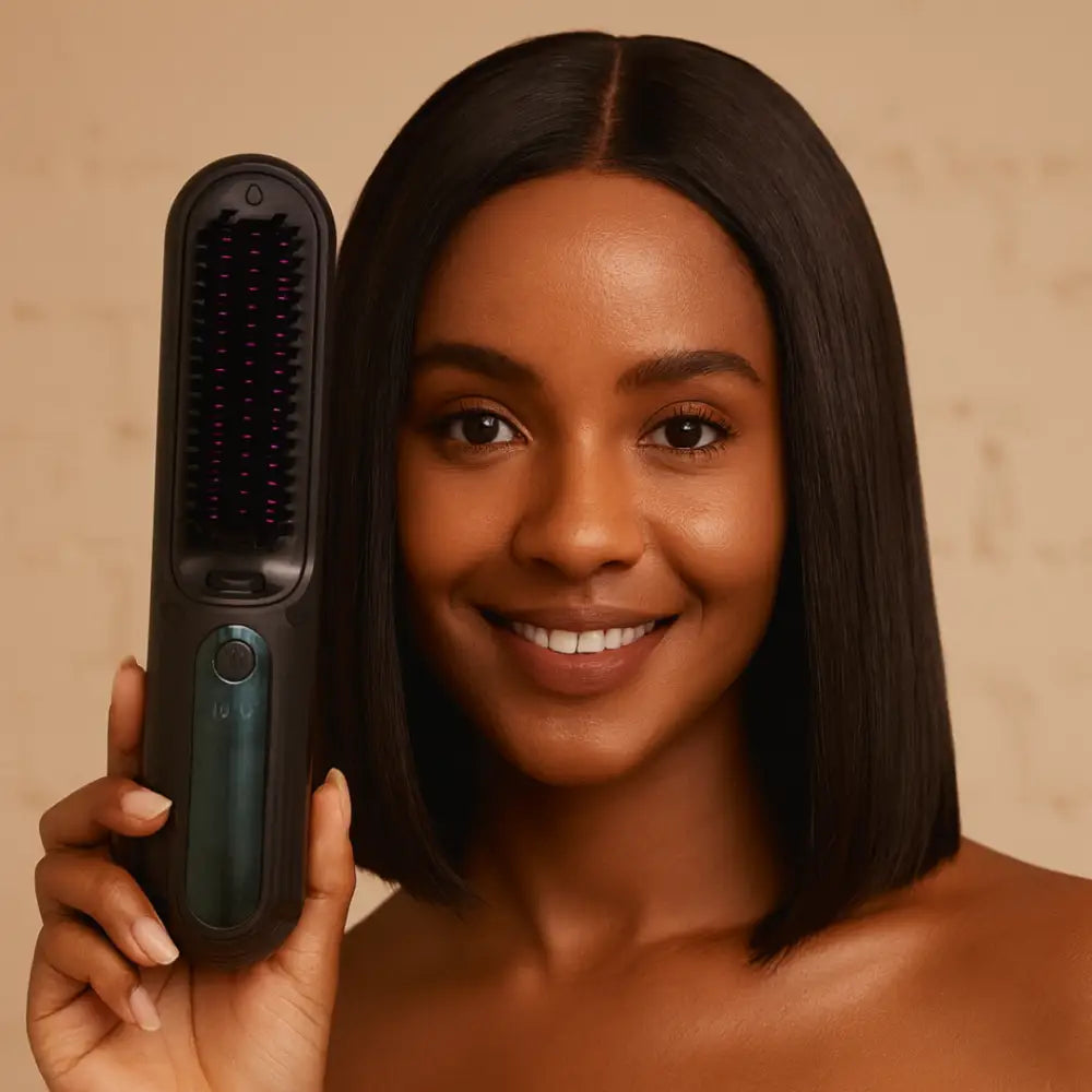 Brosse lissante sans fil - Noir