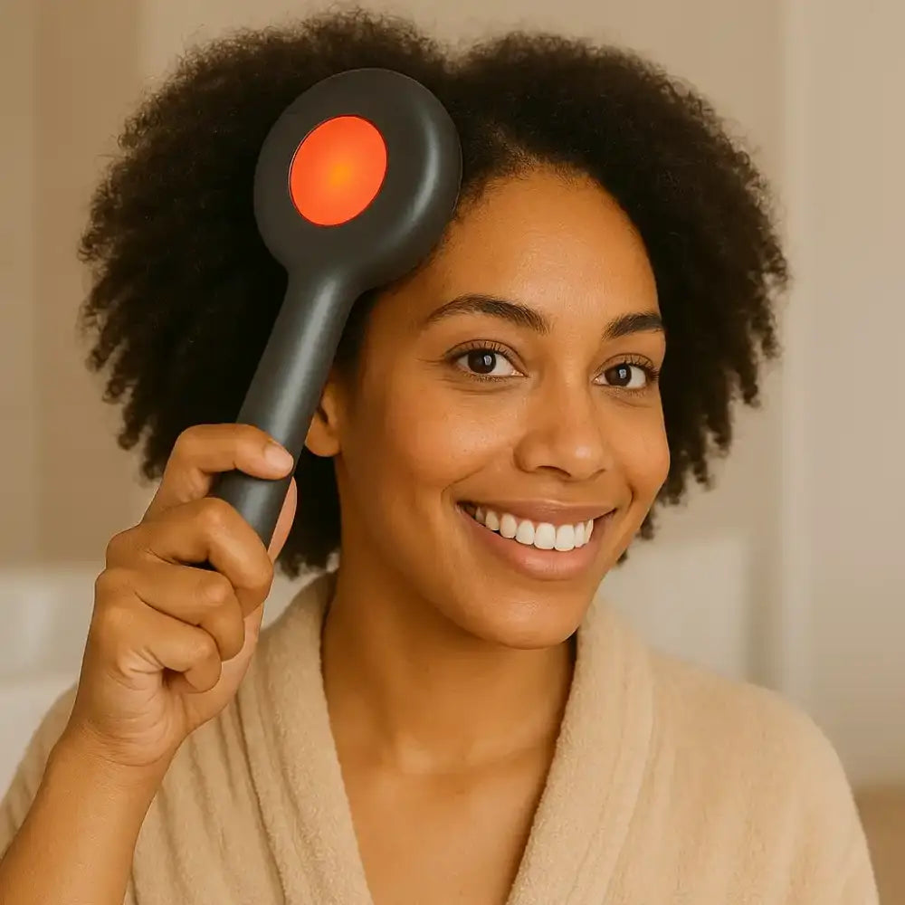 Brosse massage cuir chevelu 3 en 1