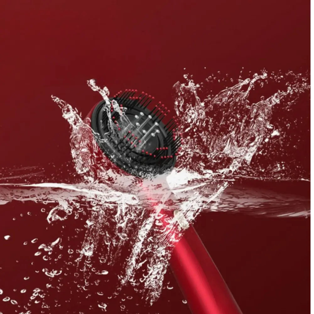 Brosse massage cuir chevelu 3 en 1