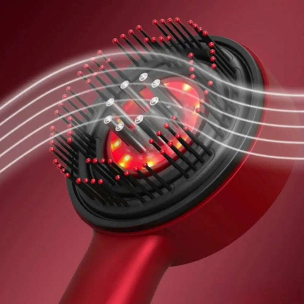 Brosse massage cuir chevelu 3 en 1