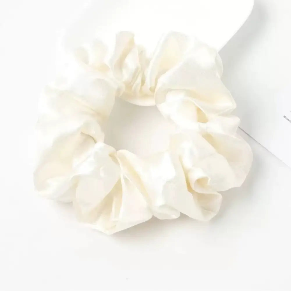Elastique en satin - Blanc cassé