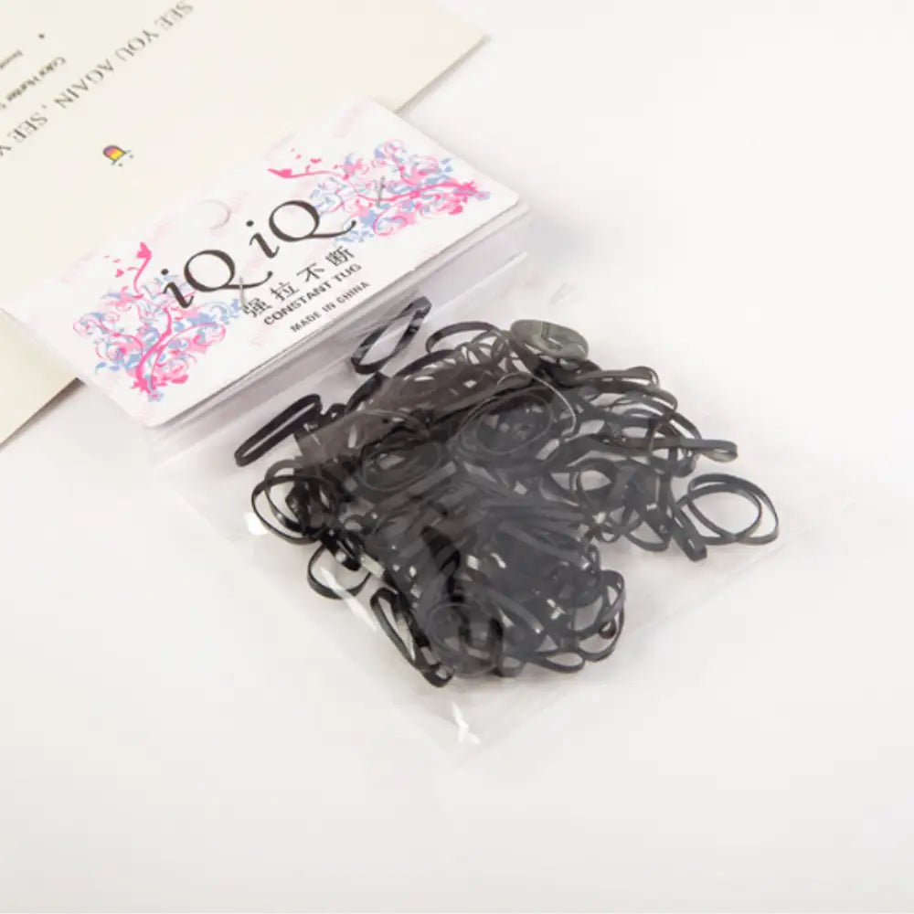 Elastique noir cheveux - Petite taille / Noir