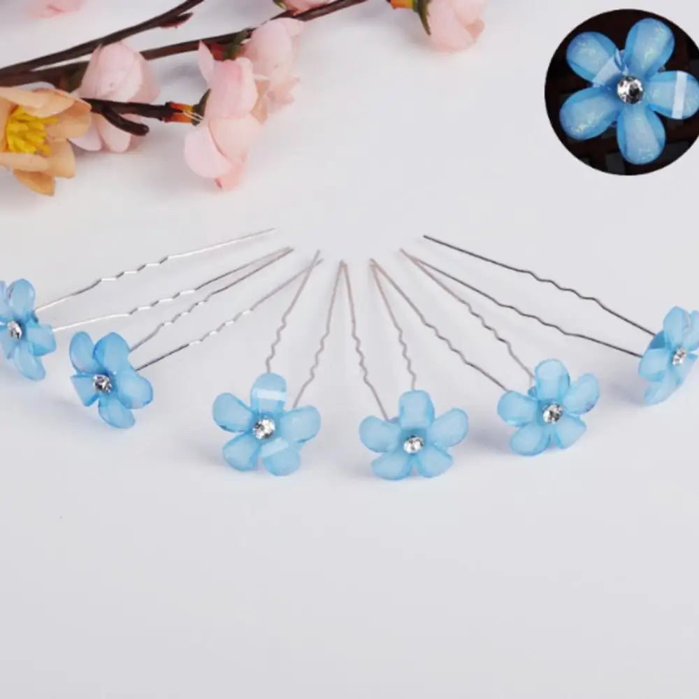 Epingle à cheveux mariage - Bleu ciel / 2cm - 6cm