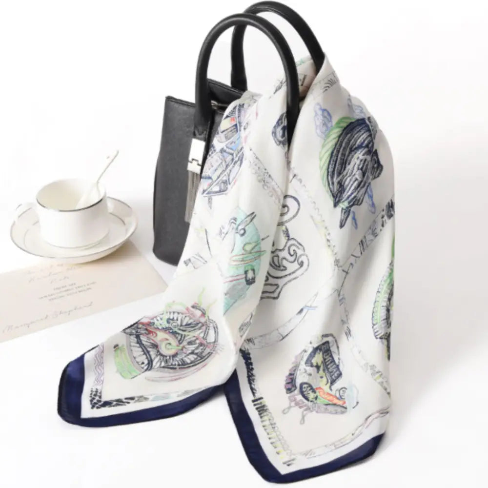 Foulard carre femme - Animaux / 68 - 68 cm