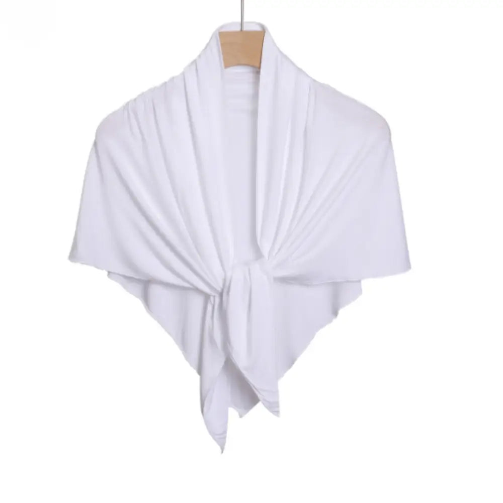 Foulard coton femme - Blanc