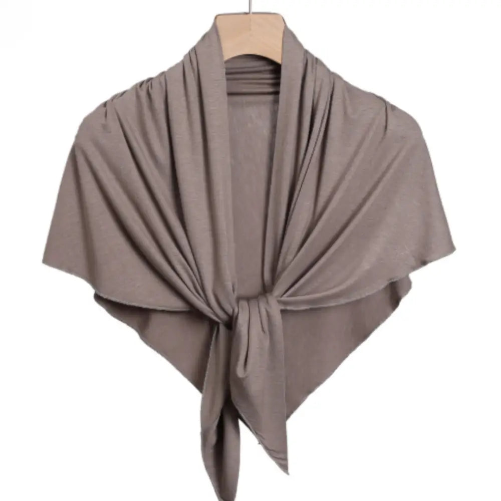 Foulard coton femme - Brun brique