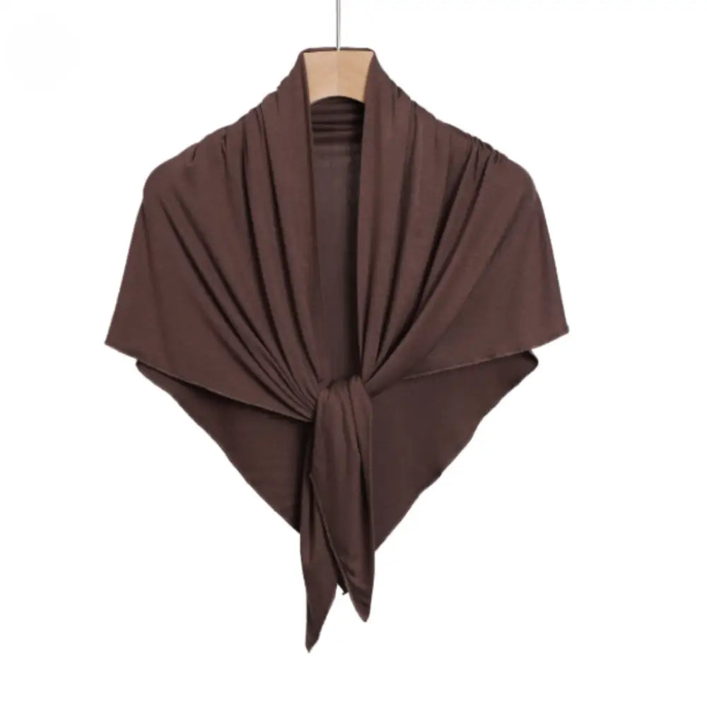 Foulard coton femme - Marron
