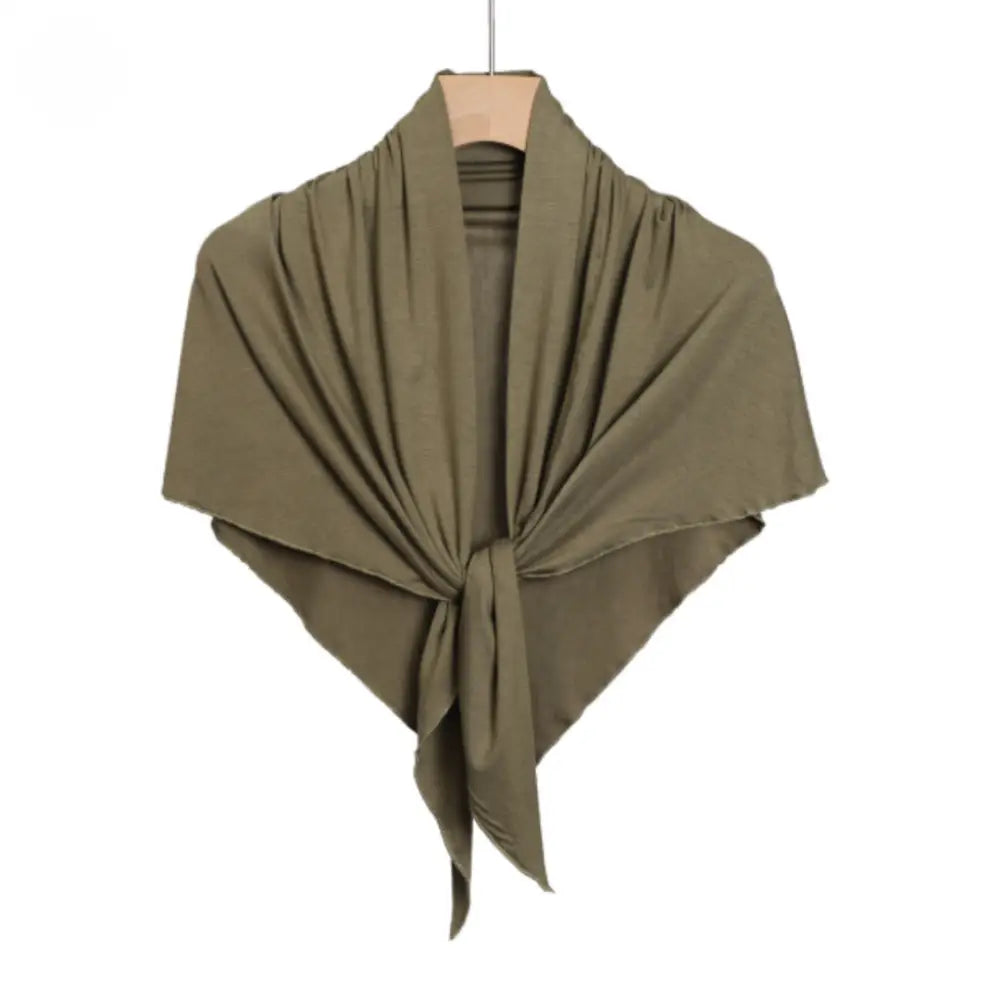 Foulard coton femme - Vert armé