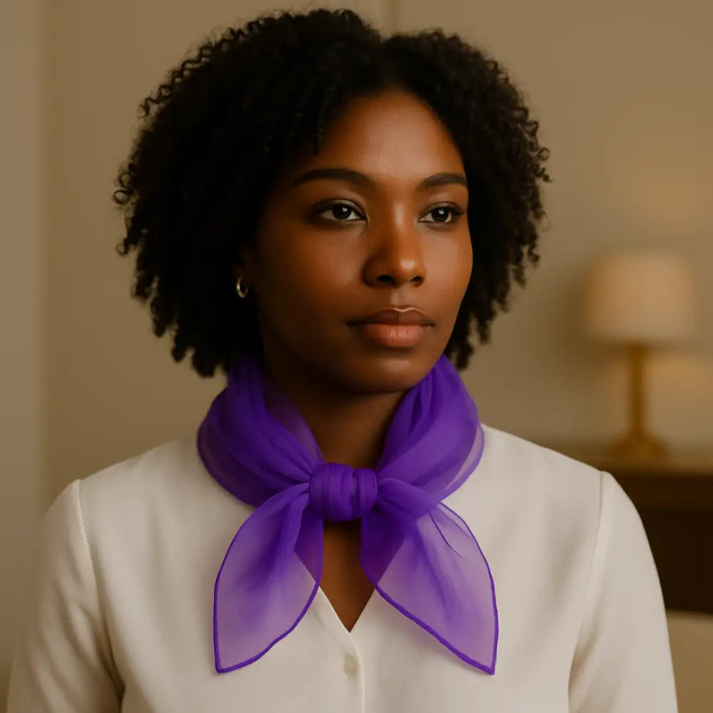 Foulard en mousseline