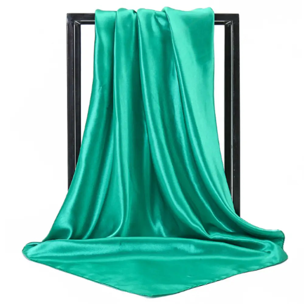 Foulard en soie femme - Vert / 90 - 90 cm