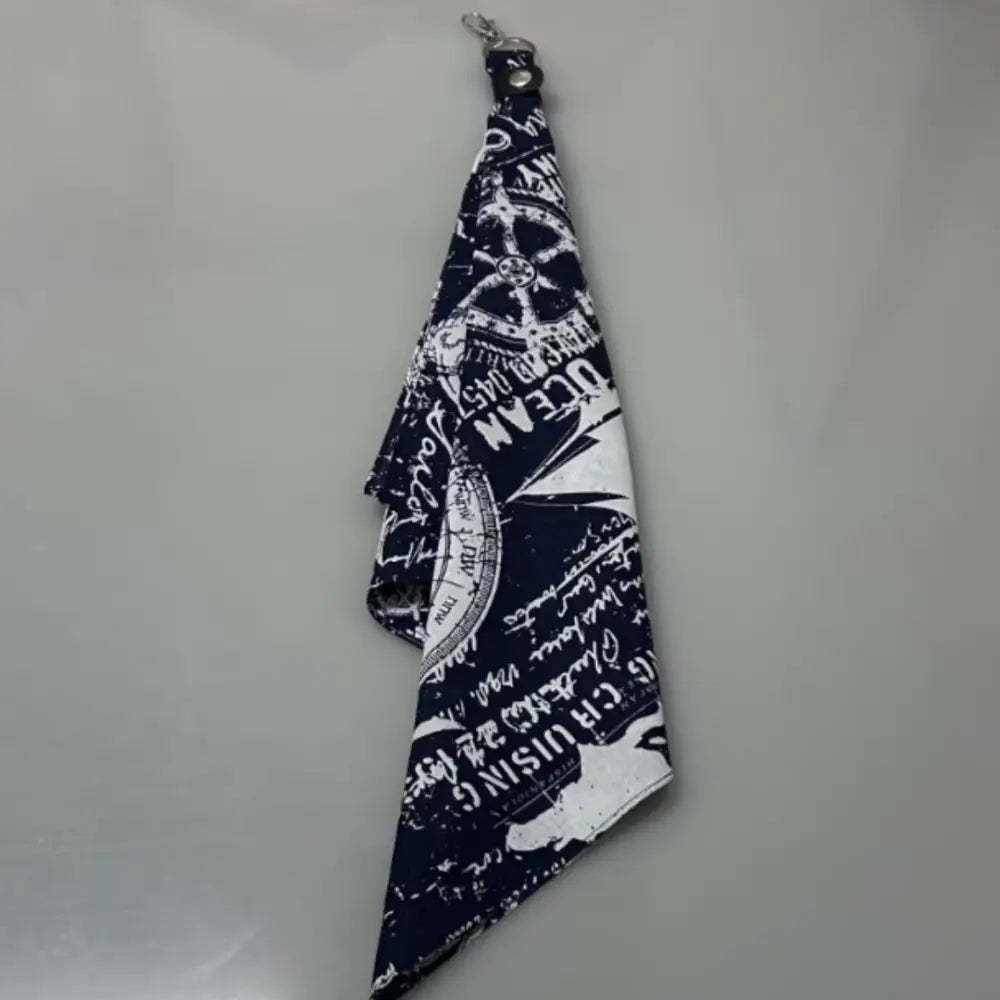Foulard femme noir - Noir + anneau