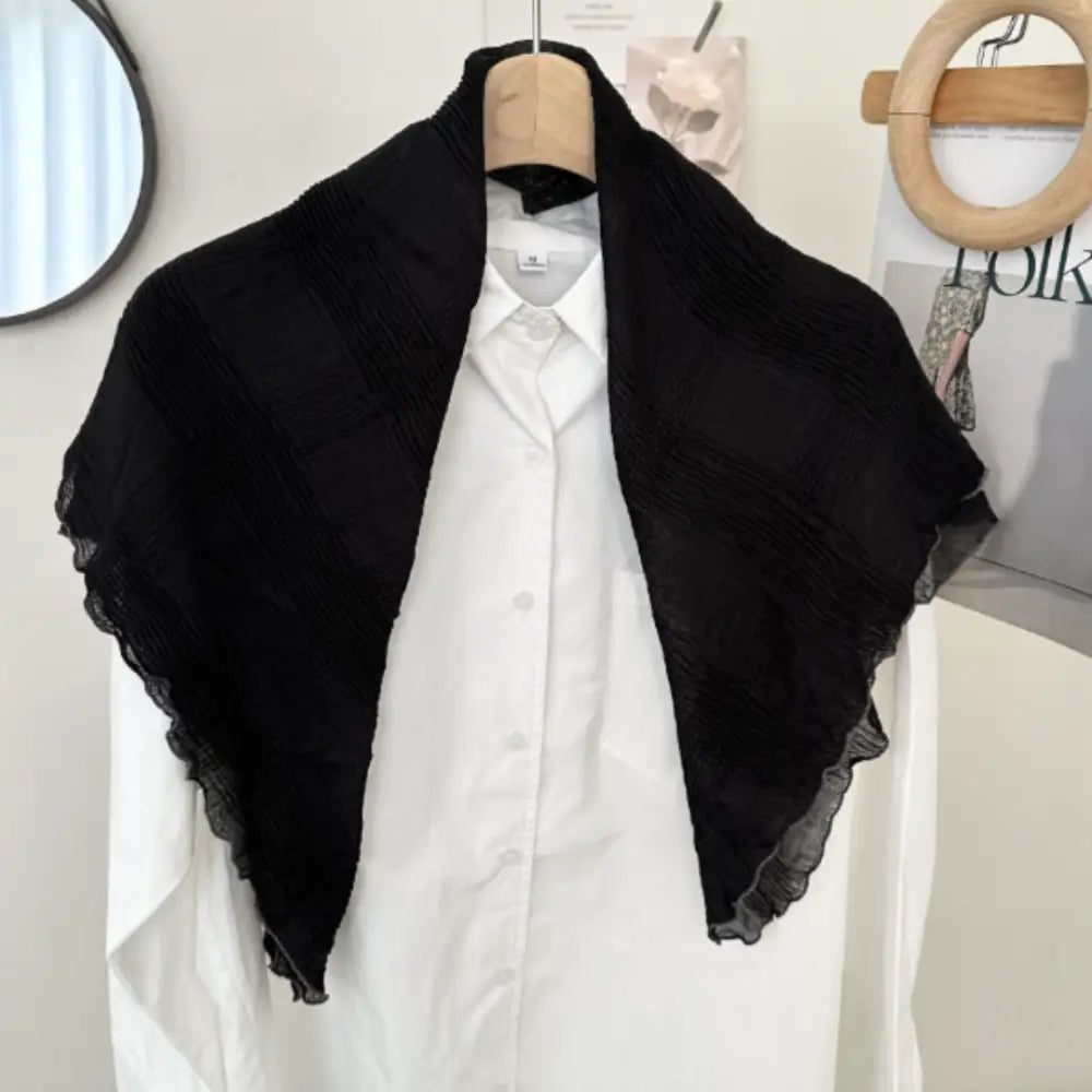 Foulard hiver femme - Noir / 75 * 75 cm