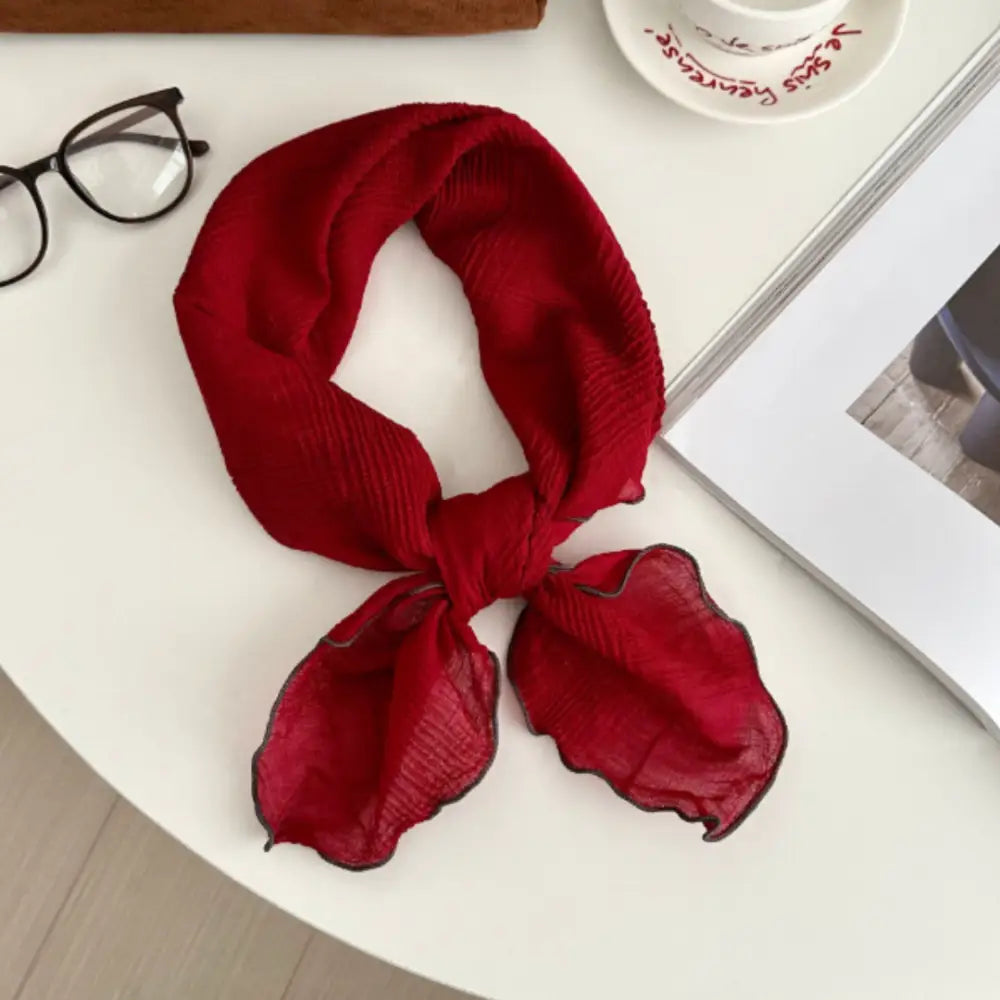 Foulard hiver femme - Rouge / 75 * 75 cm