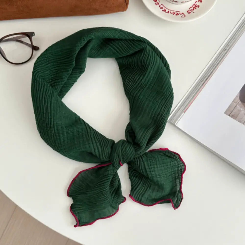 Foulard hiver femme - Vert / 75 * 75 cm
