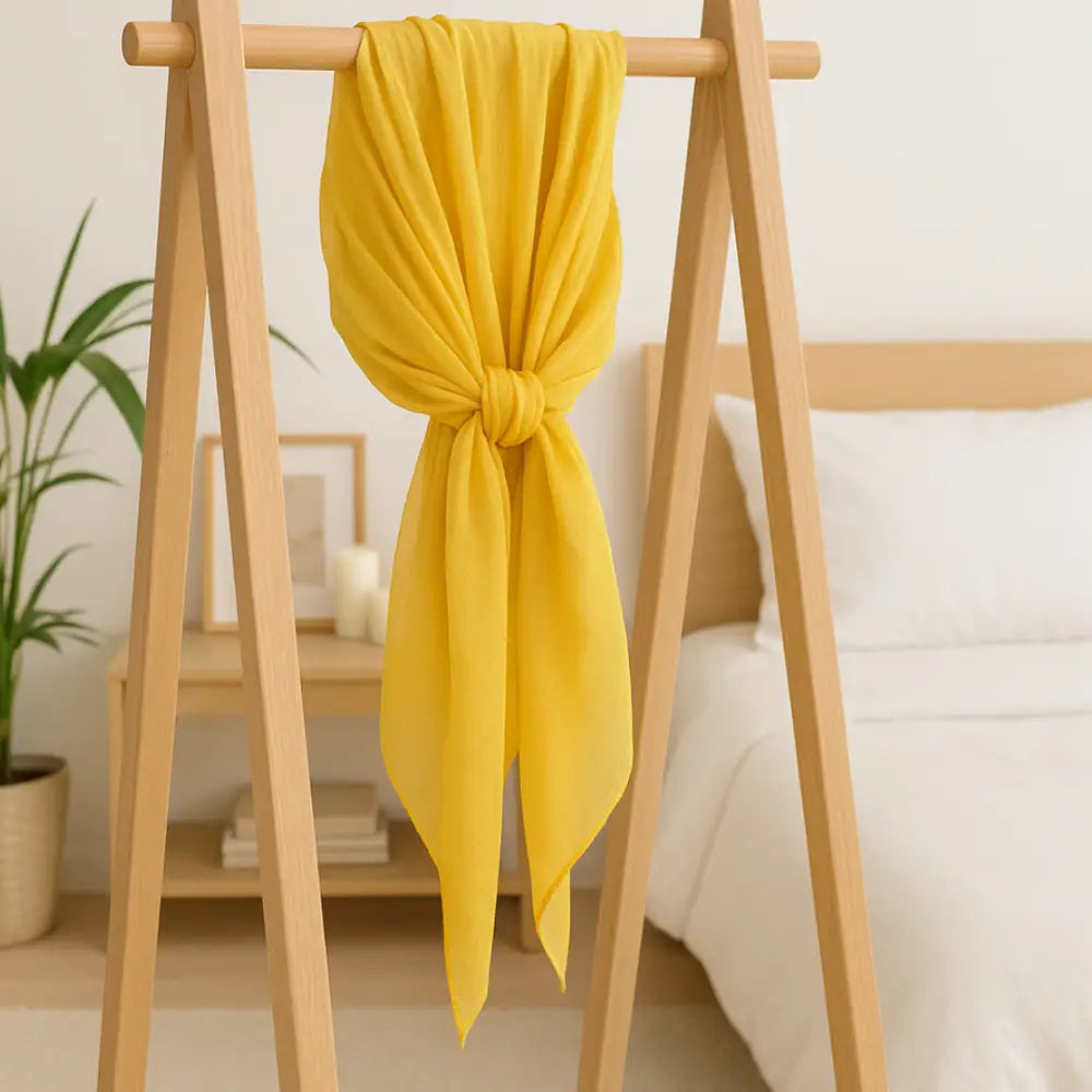 Foulard jaune - 65 * 65 cm
