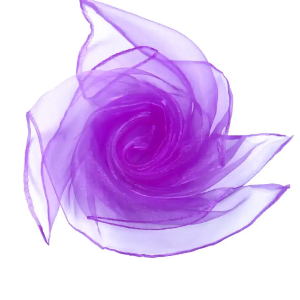 Foulard en mousseline - Violet / 60 * 60 cm