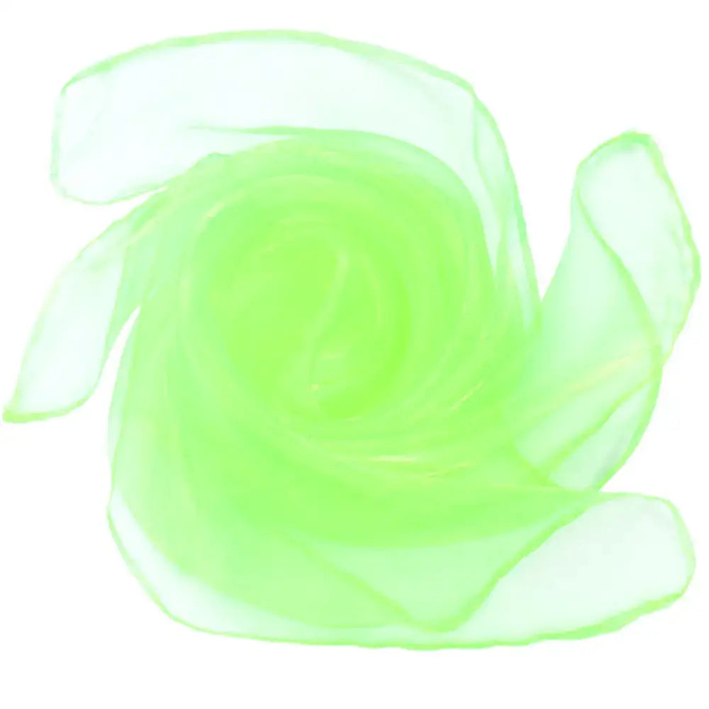 Foulard en mousseline - Vert fluorescent / 60 * 60 cm