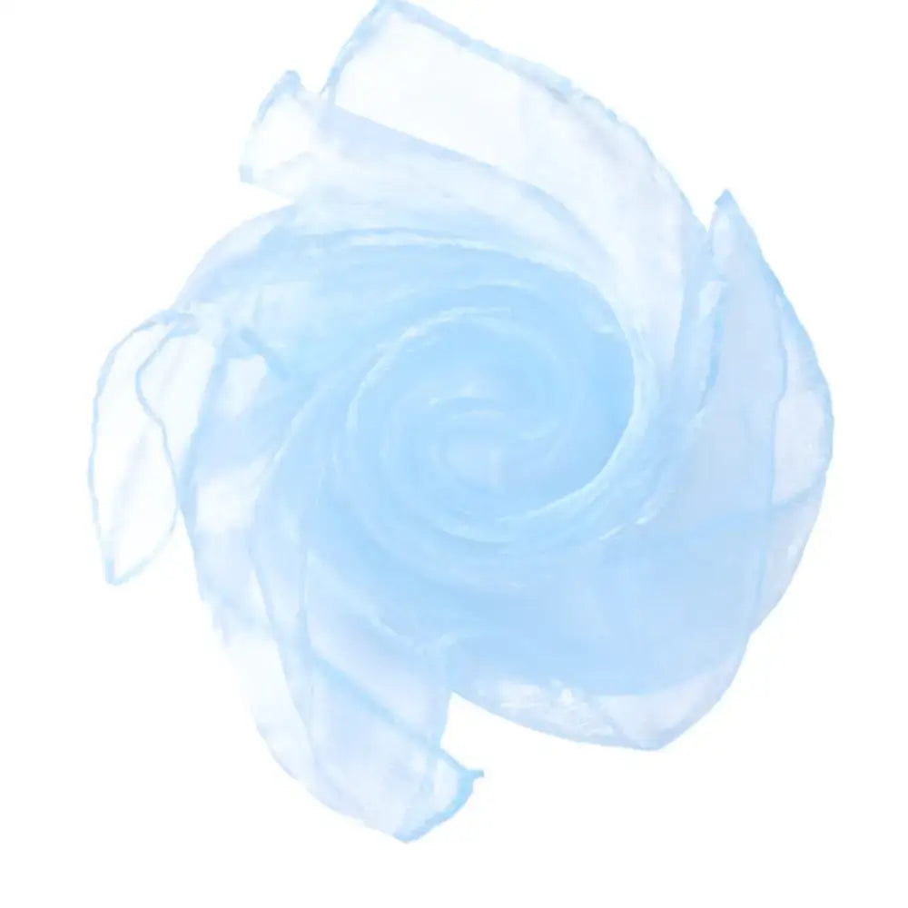 Foulard en mousseline - Bleu clair / 60 * 60 cm