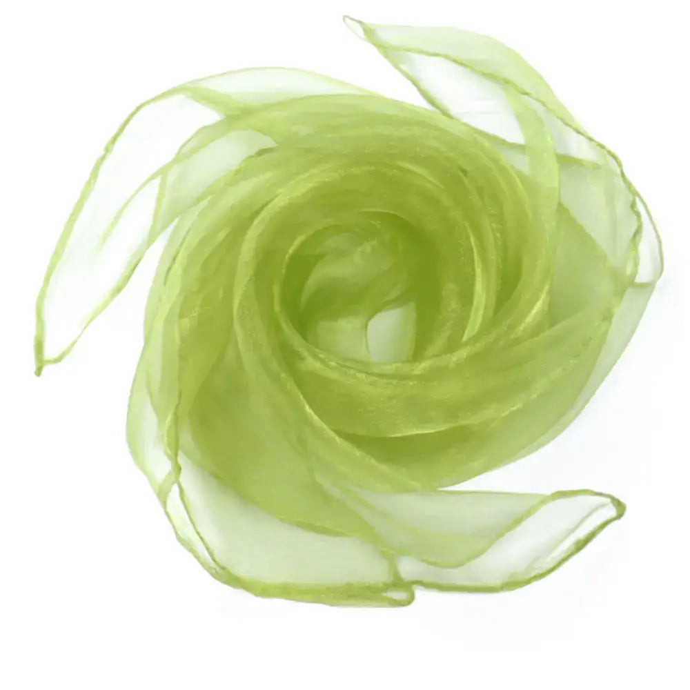 Foulard en mousseline - Vert olive / 60 * 60 cm