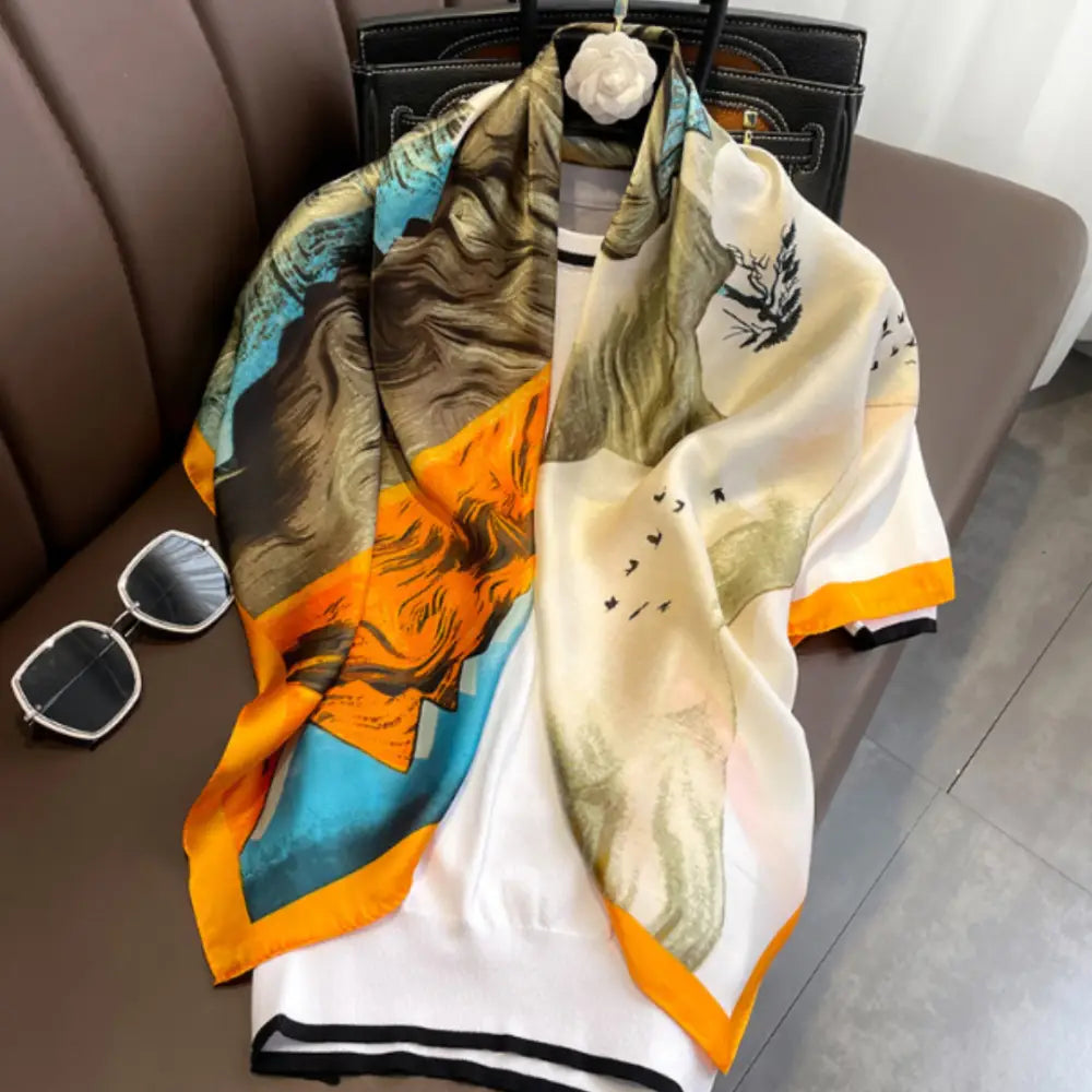Foulard soie luxe