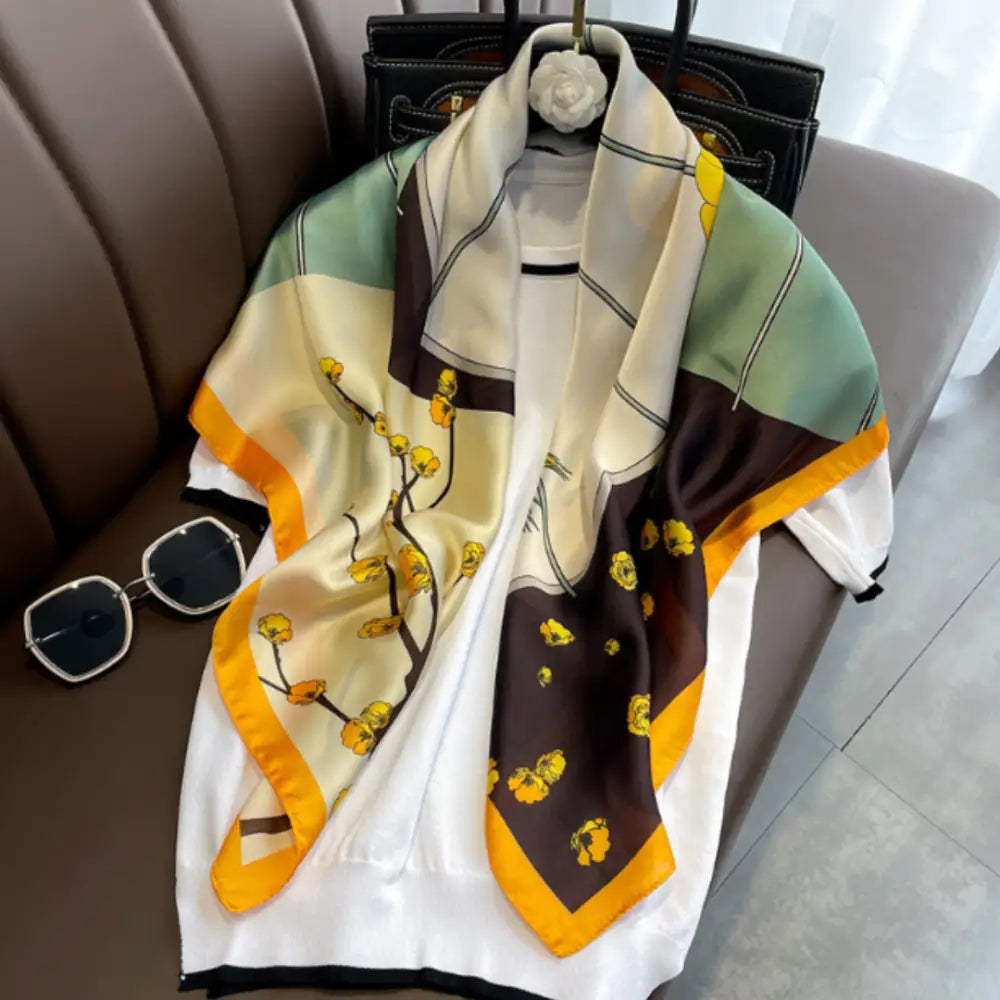 Foulard soie luxe