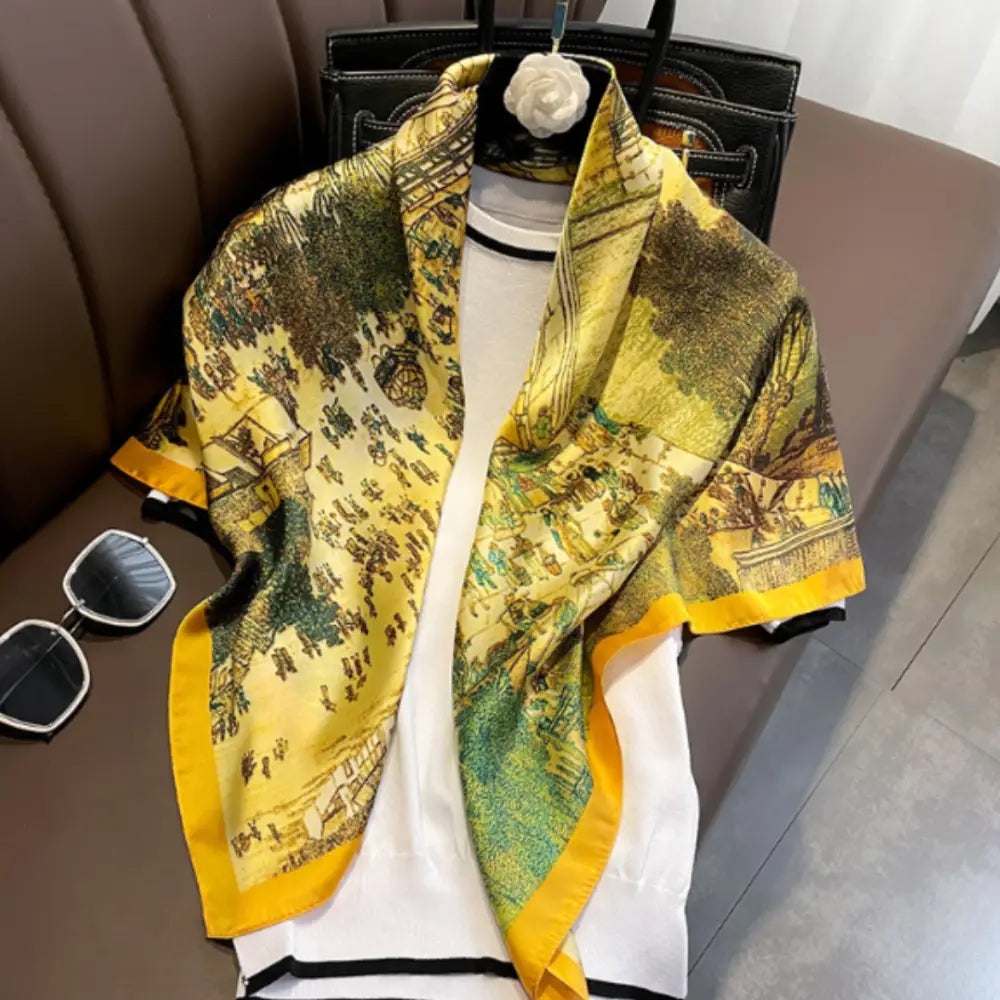 Foulard soie luxe