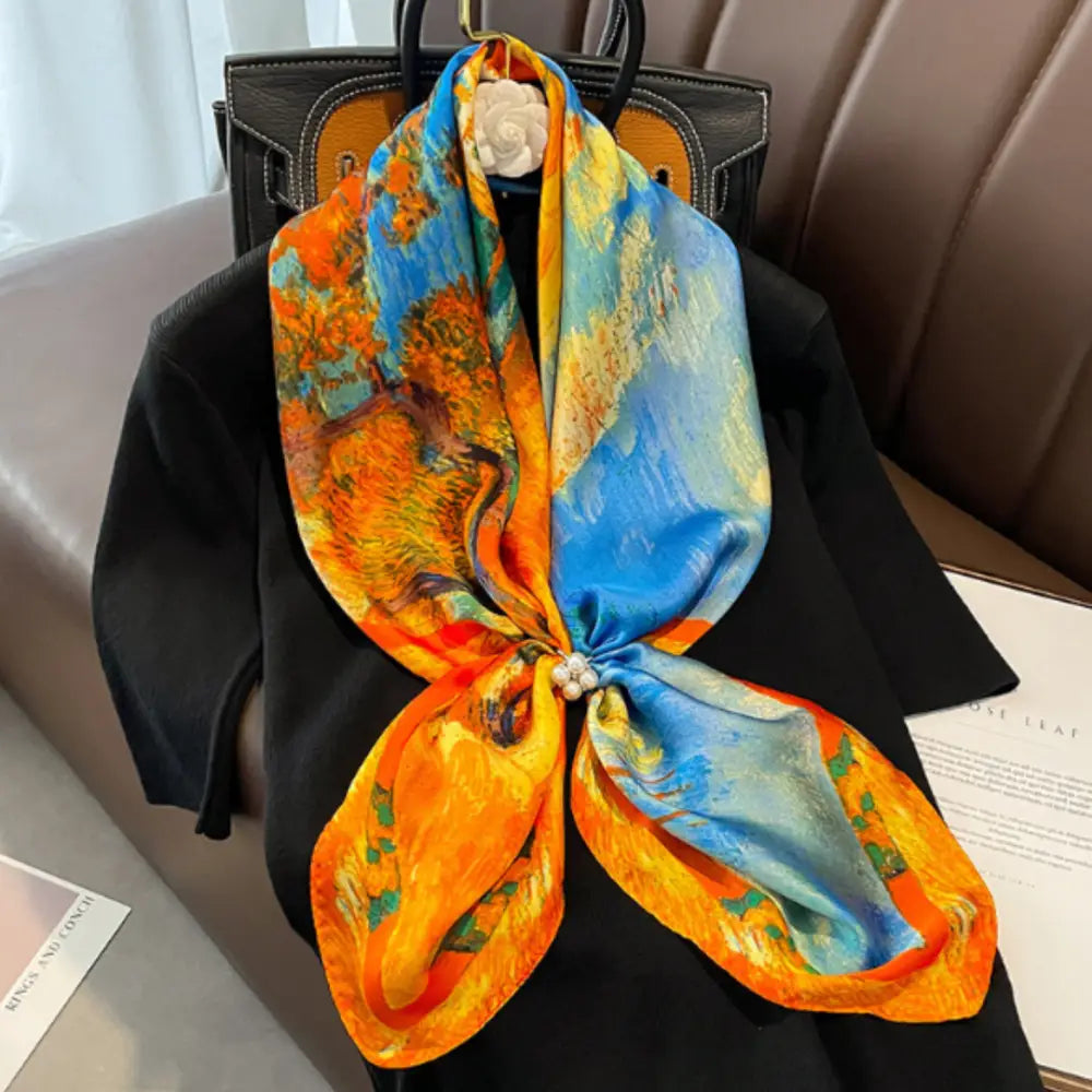 Foulard soie luxe