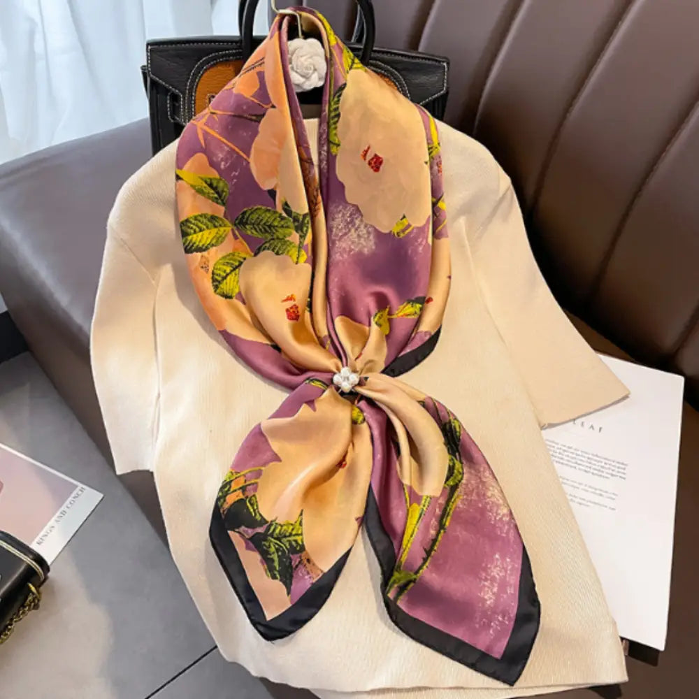 Foulard soie luxe