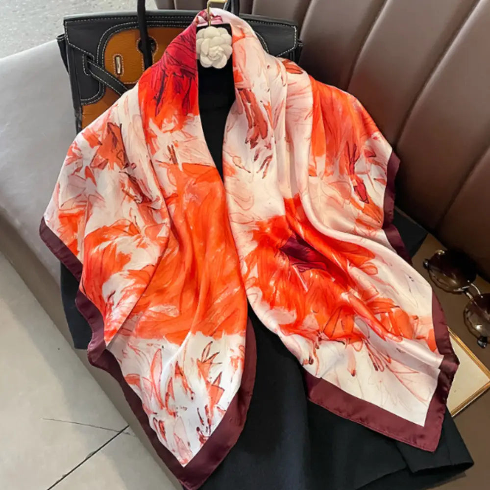 Foulard soie luxe