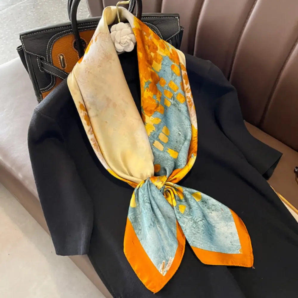 Foulard soie luxe