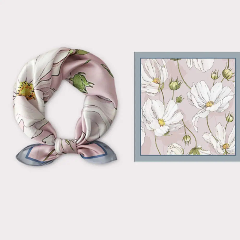Petit foulard femme - Fleurs