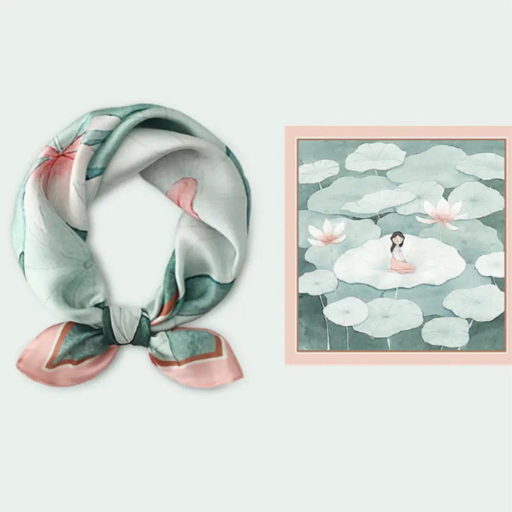 Petit foulard femme - Lotus